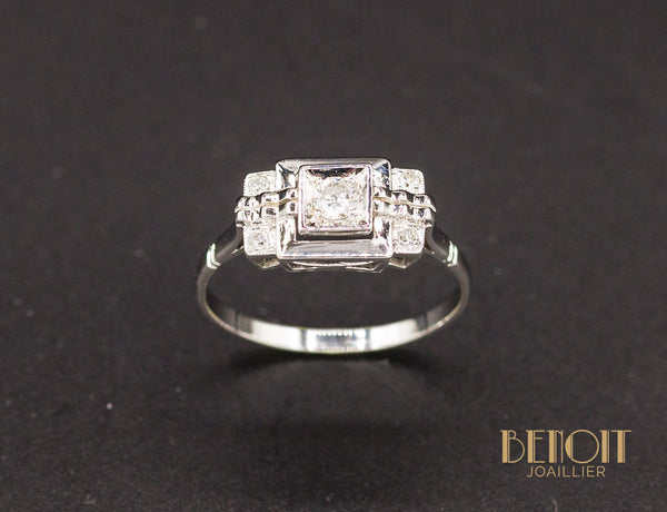 Bague Art Déco Diamants