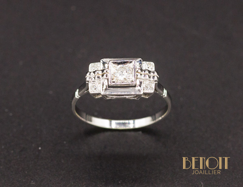 Bague Art Déco Diamants