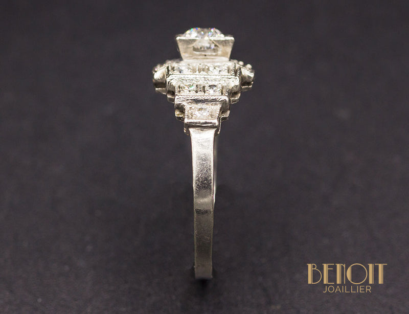 Bague Art Déco Diamants