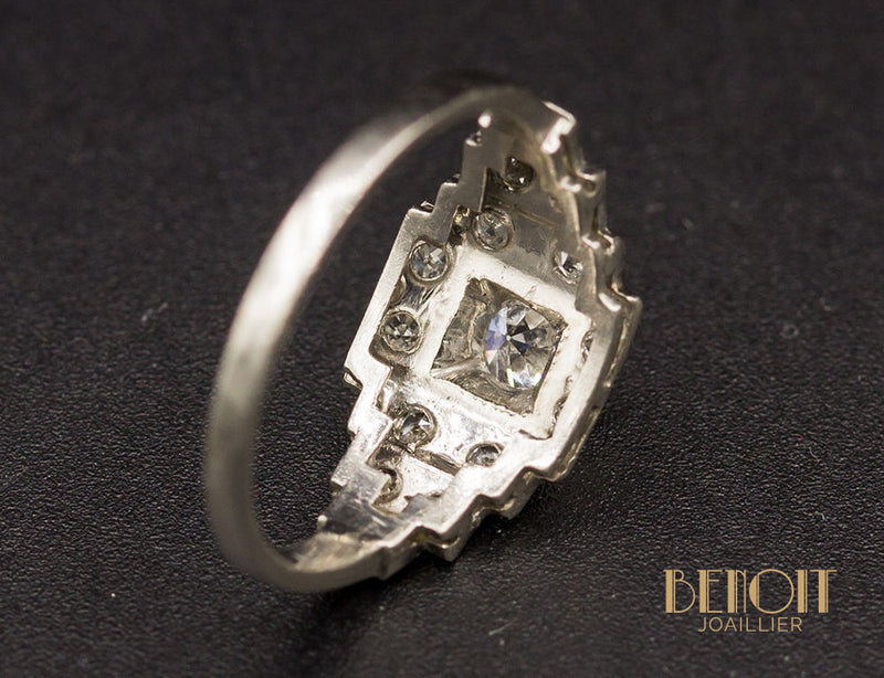 Bague Art Déco Diamants