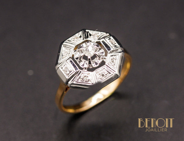 Bague Art Déco Diamant