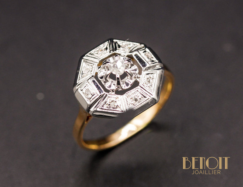 Bague Art Déco Diamant