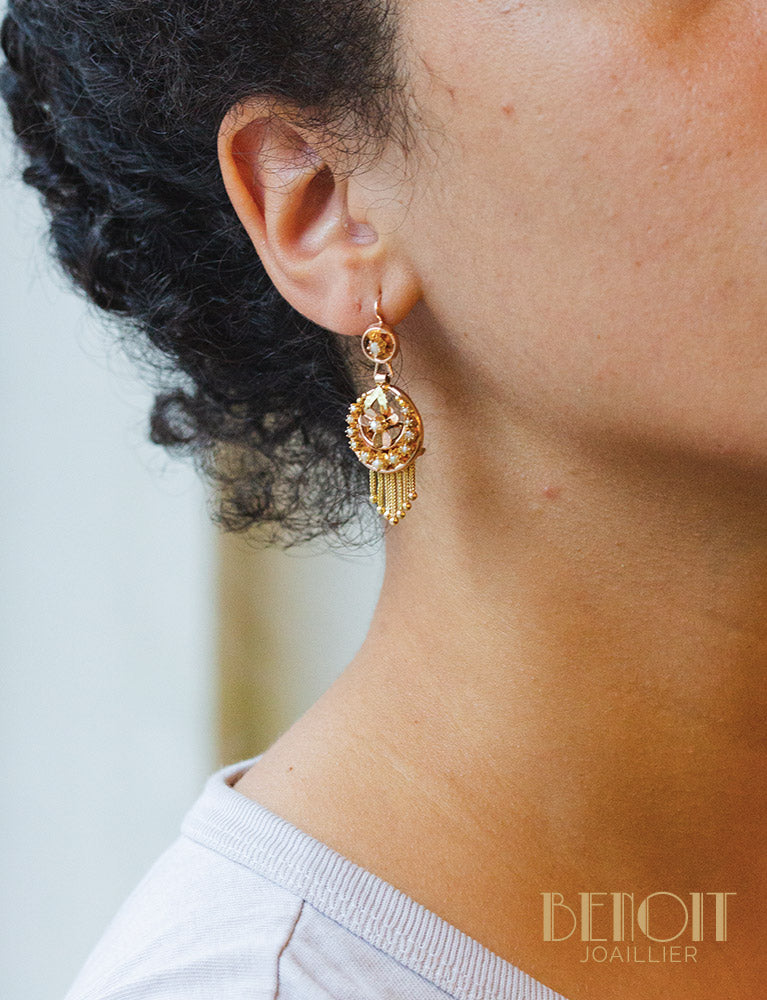 Boucles d'Oreilles XIXe
