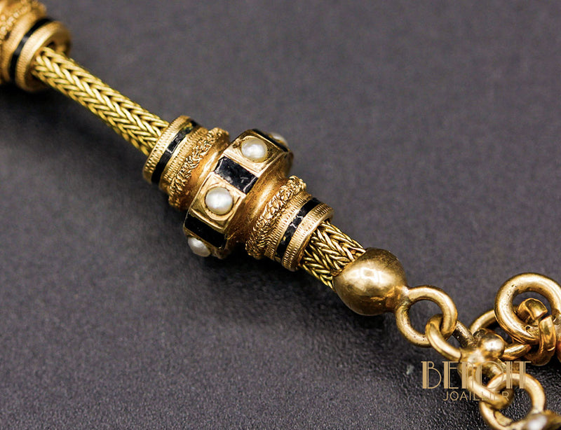 Chatelaine Napoléon III Or Jaune