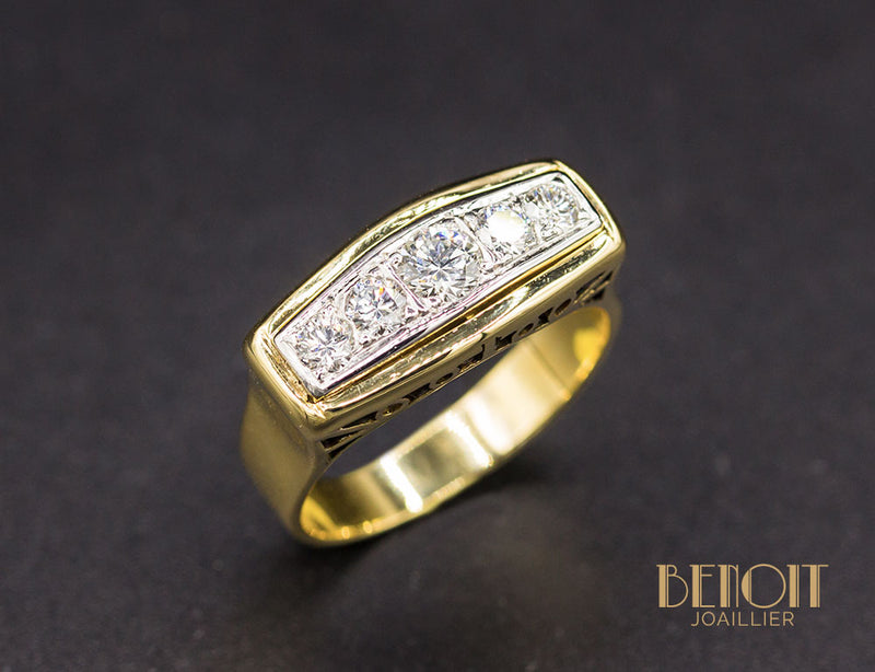 Bague Jarretière Art Déco