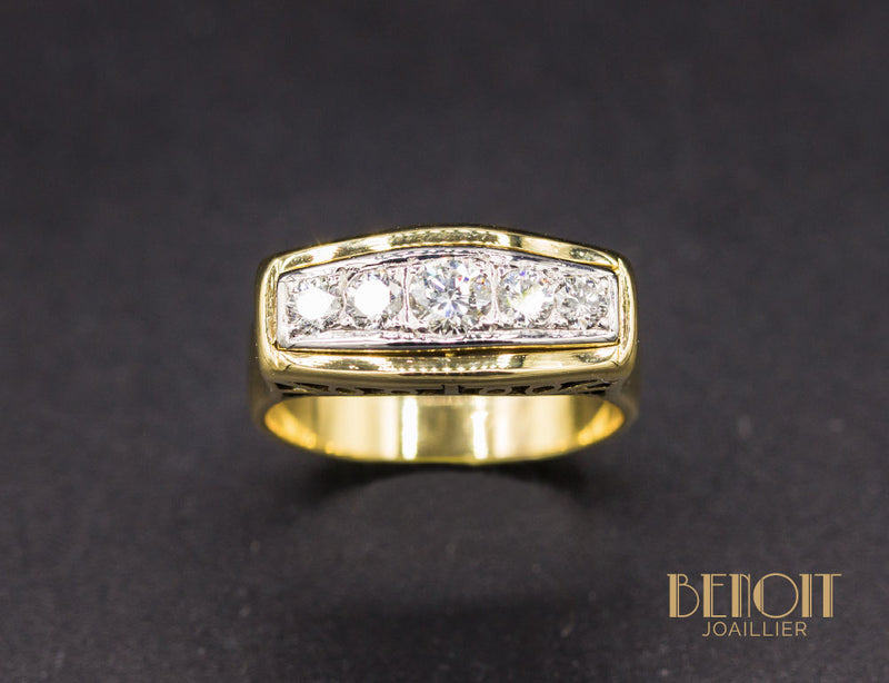 Bague Jarretière Art Déco