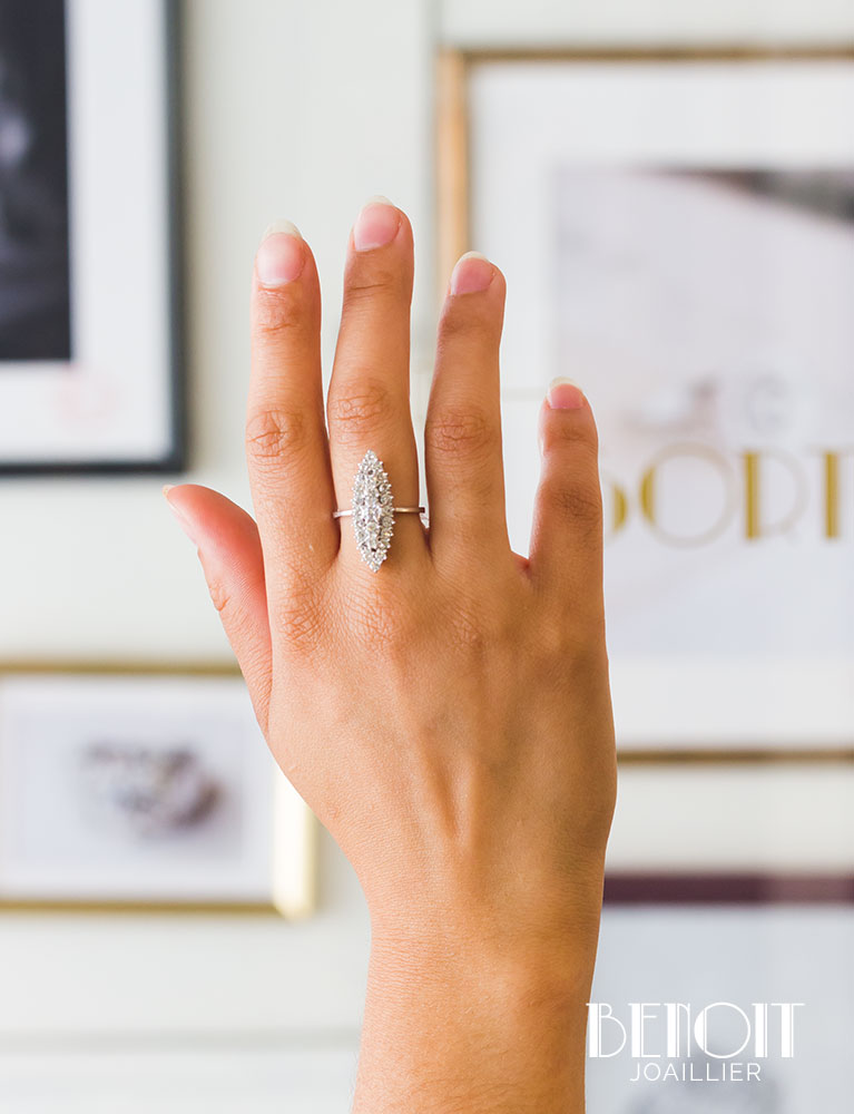 Bague Marquise Diamants