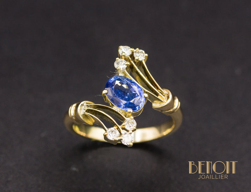 Bague Saphir Or Jaune