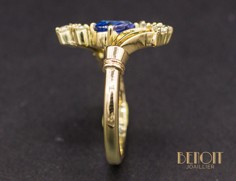 Bague Saphir Or Jaune