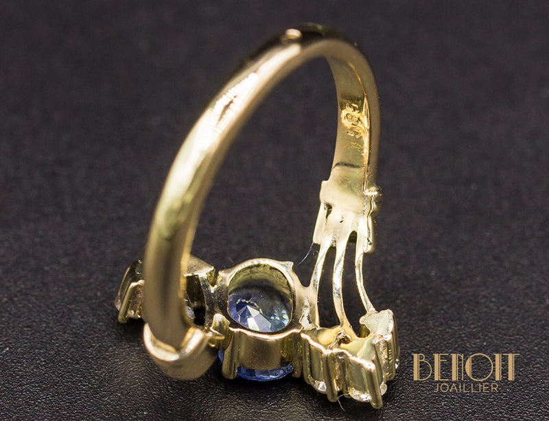 Bague Saphir Or Jaune
