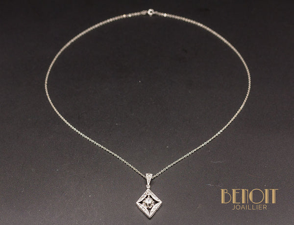 Pendentif Art Déco Diamants