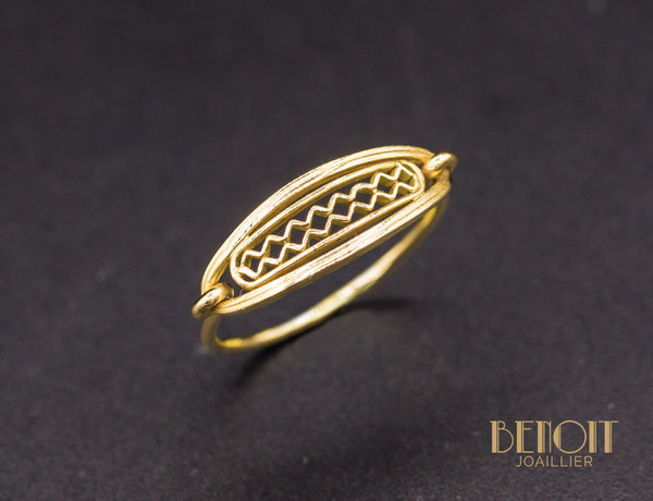 Bague Maillon XIXe "Les Recyclés"