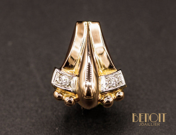 Boucles d'Oreille Tank Diamants