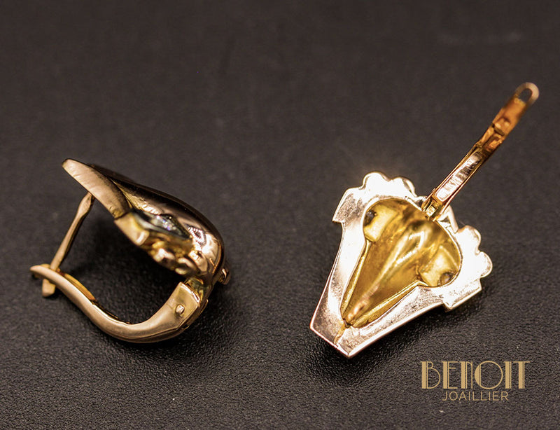 Boucles d'Oreille Tank Diamants