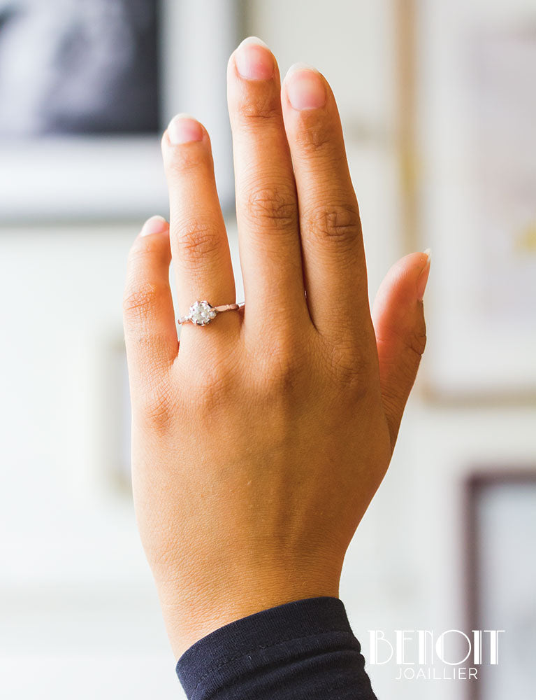 Solitaire Diamant Ancien