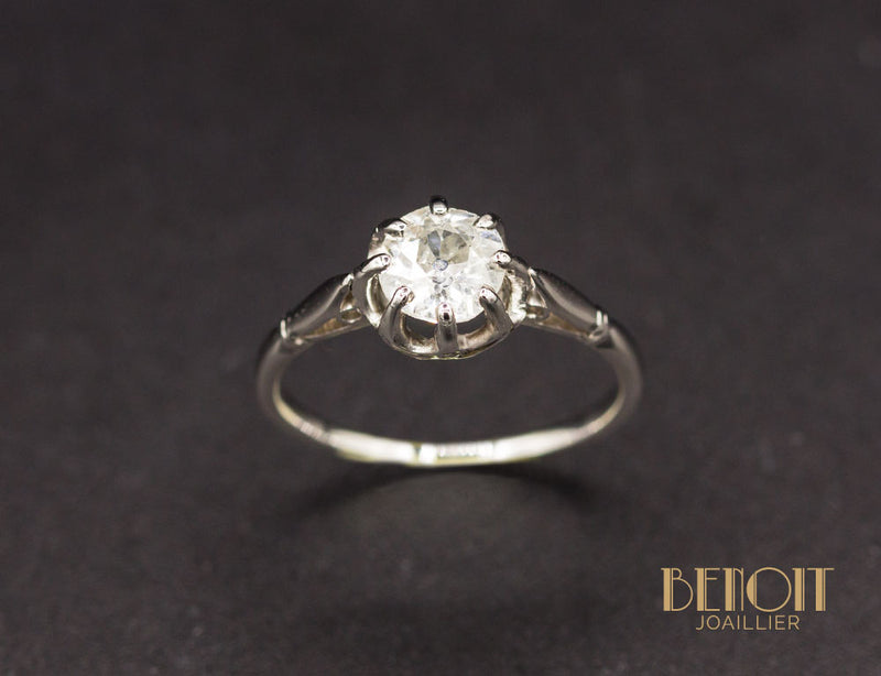 Solitaire Diamant Ancien