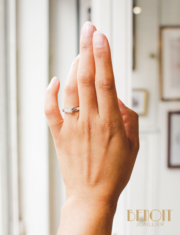 Solitaire Moderne Diamant