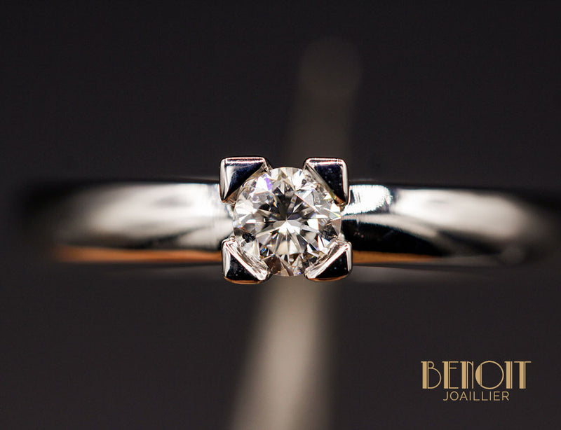Solitaire Moderne Diamant