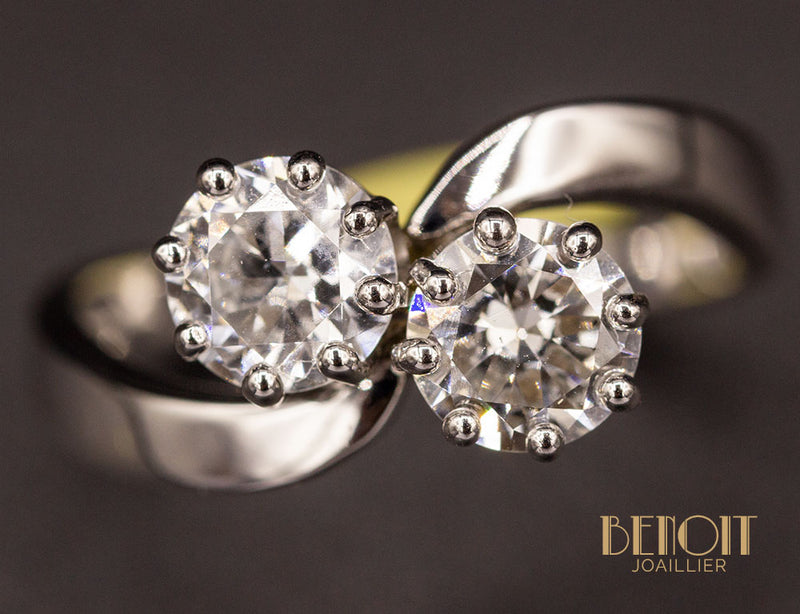 Bague Toi et Moi Diamants