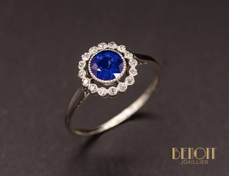 Bague Marguerite Saphir