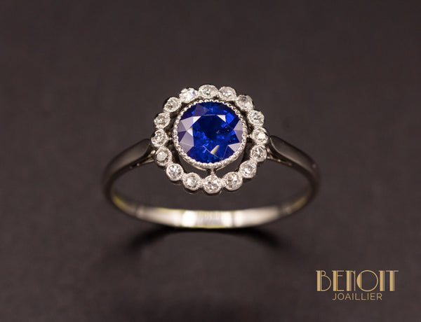 Bague Marguerite Saphir