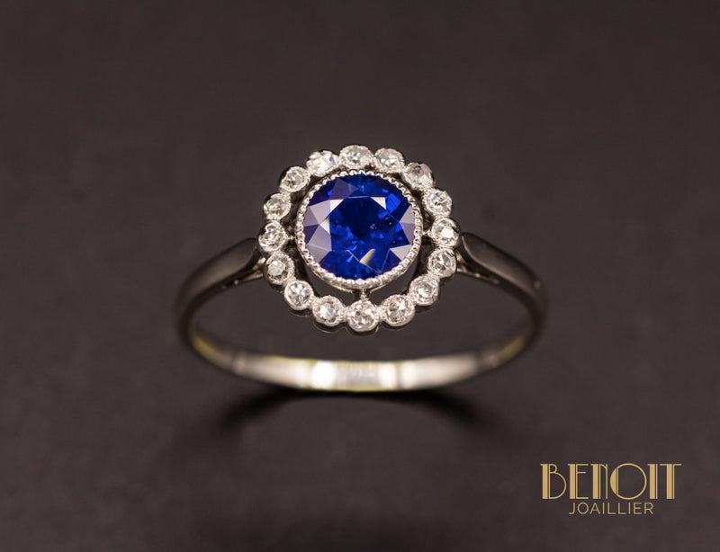 Bague Marguerite Saphir