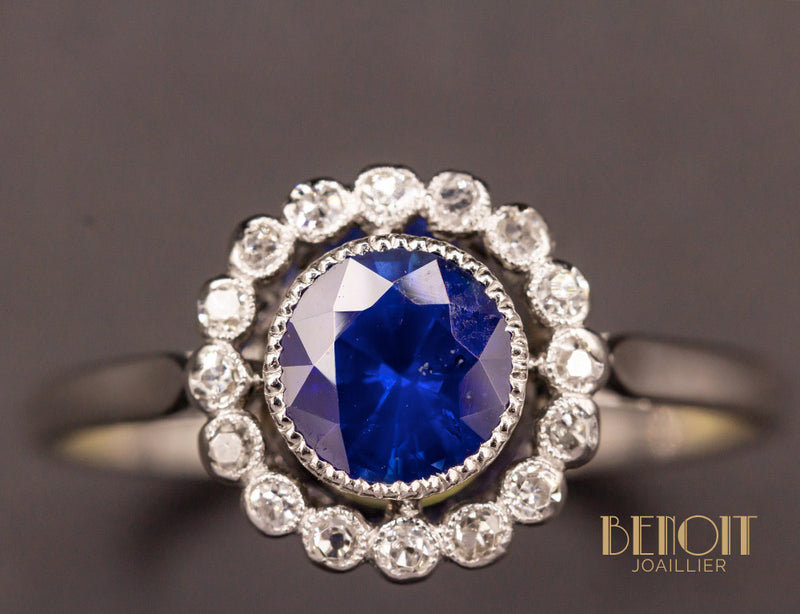 Bague Marguerite Saphir
