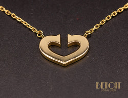 Collier Cartier "Coeur et Symboles" Or Rose