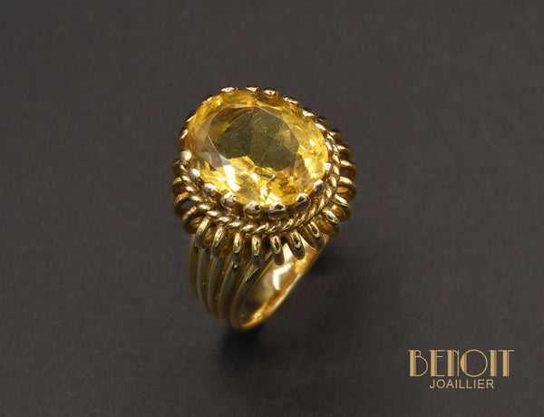 Bague Citrine 1950