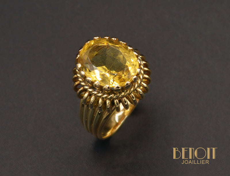 Bague Citrine 1950