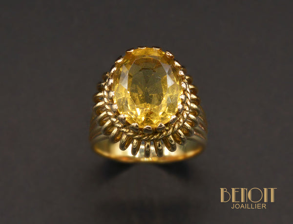 Bague Citrine 1950