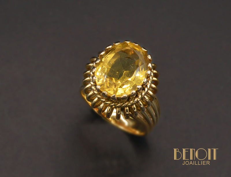 Bague Citrine 1950