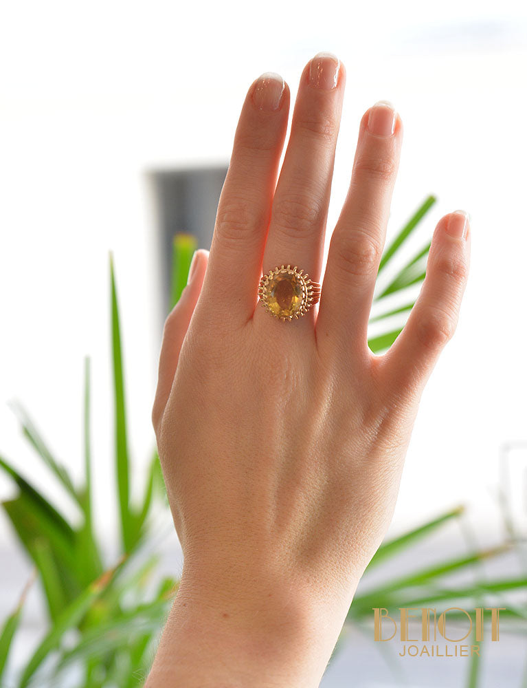 Bague Citrine 1950
