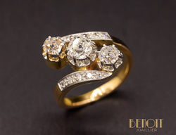 Bague Trilogie Diamants XIXe