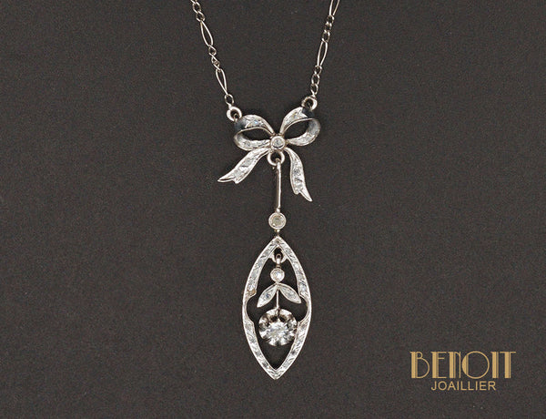 Pendentif Art Déco Diamants