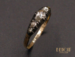 Jarretière XIXe Siècle Diamant Taille Rose
