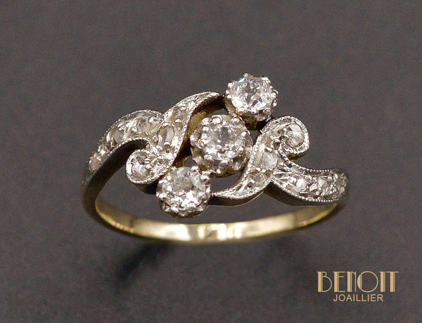 Bague Trilogie Diamants 1900