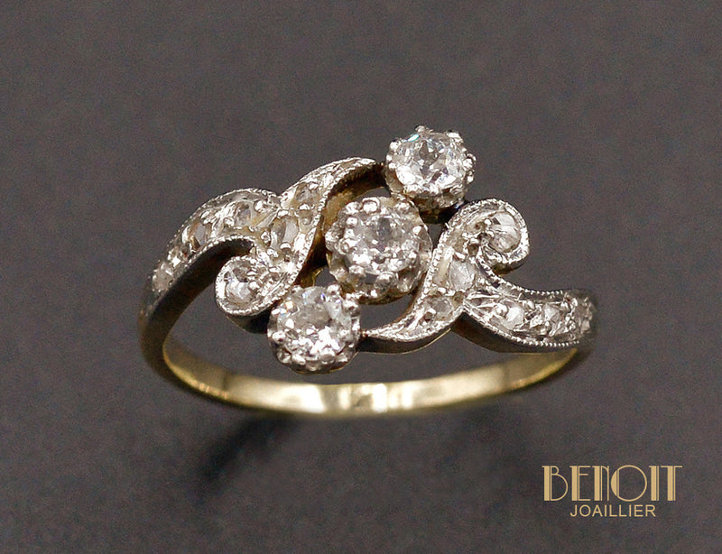 Bague Trilogie Diamants 1900