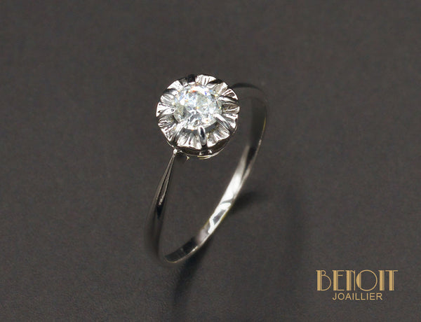 Solitaire Ancien Diamant