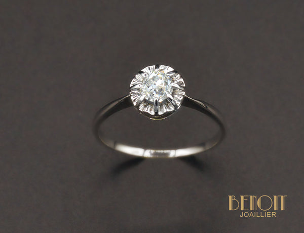Solitaire Ancien Diamant