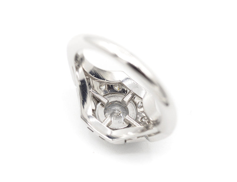 Bague Création Benoit Joaillier "Bandeau pincé" Diamant 0,46ct G-SI