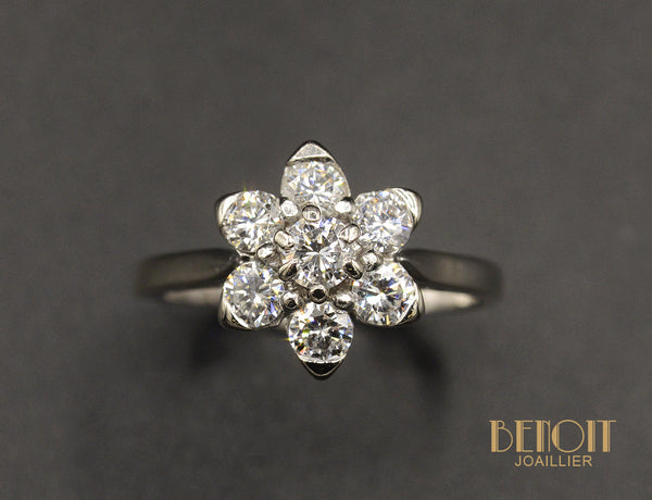 Bague Marguerite Diamant