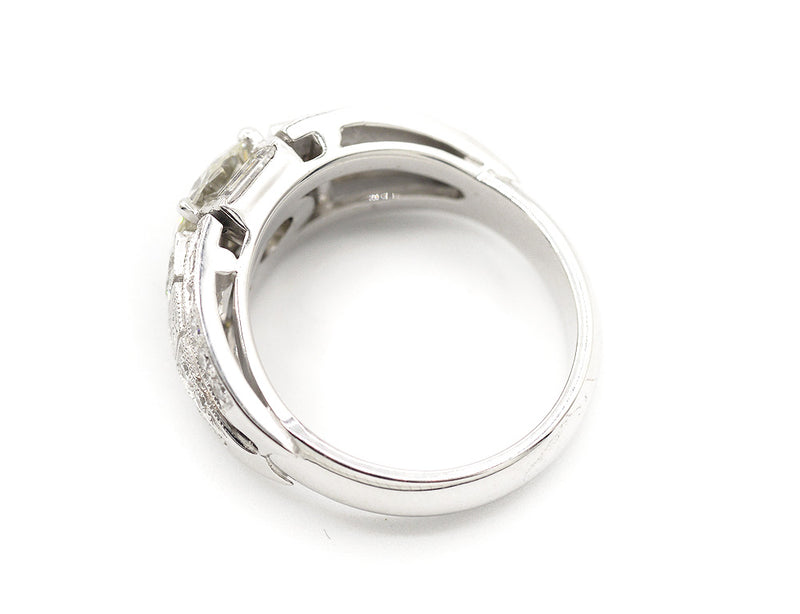 Bague Création Benoit Joaillier "Jonc baguettes" Diamant 1,24ct J-P1