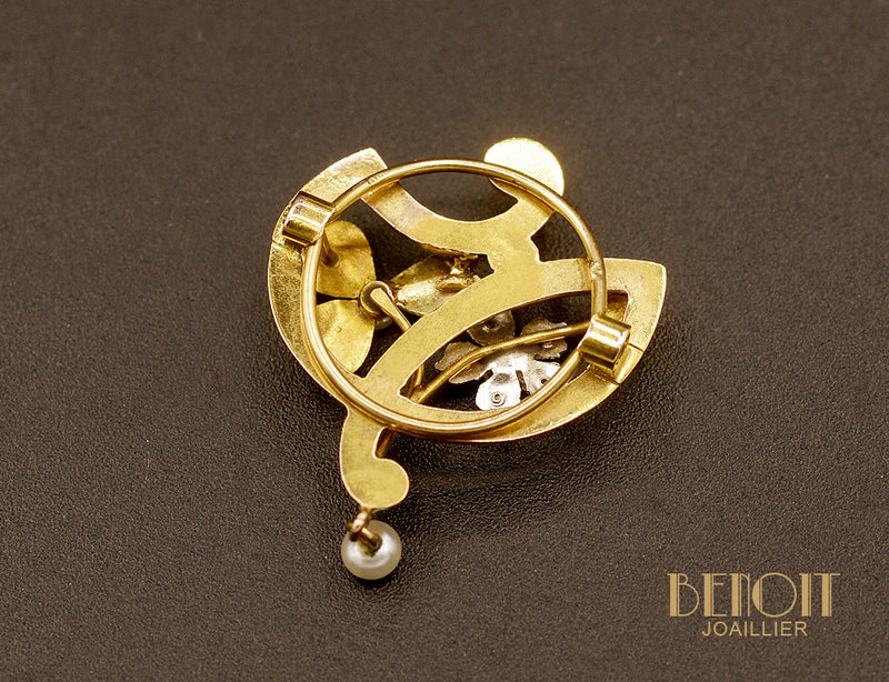 Coulant de Sautoir Art Nouveau
