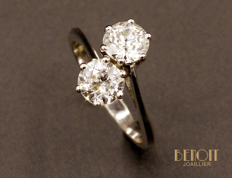 Toi et Moi Diamants Platine