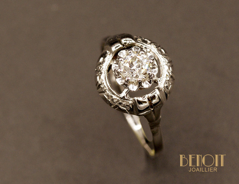 Bague Art Déco Diamant