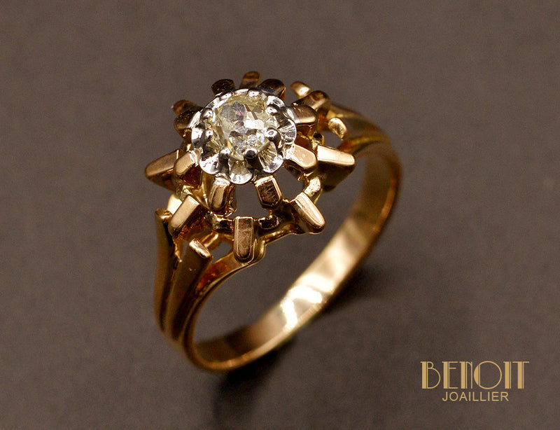 Bague Flocon 1950 diamant