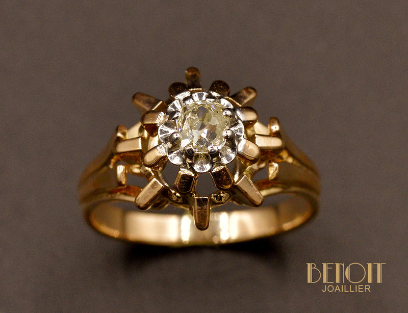 Bague Flocon 1950 diamant