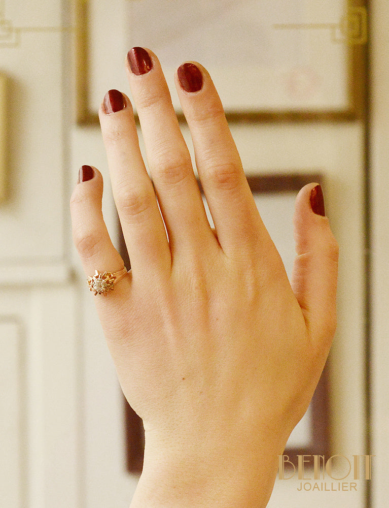 Bague Flocon 1950 diamant