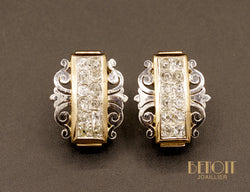 Paire de Boucles d'Oreilles 1950